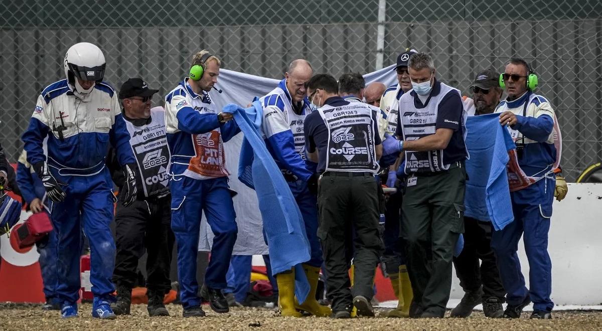 Formuła 1: groźny wypadek na Silverstone. Jest komunikat w sprawie poszkodowanych kierowców