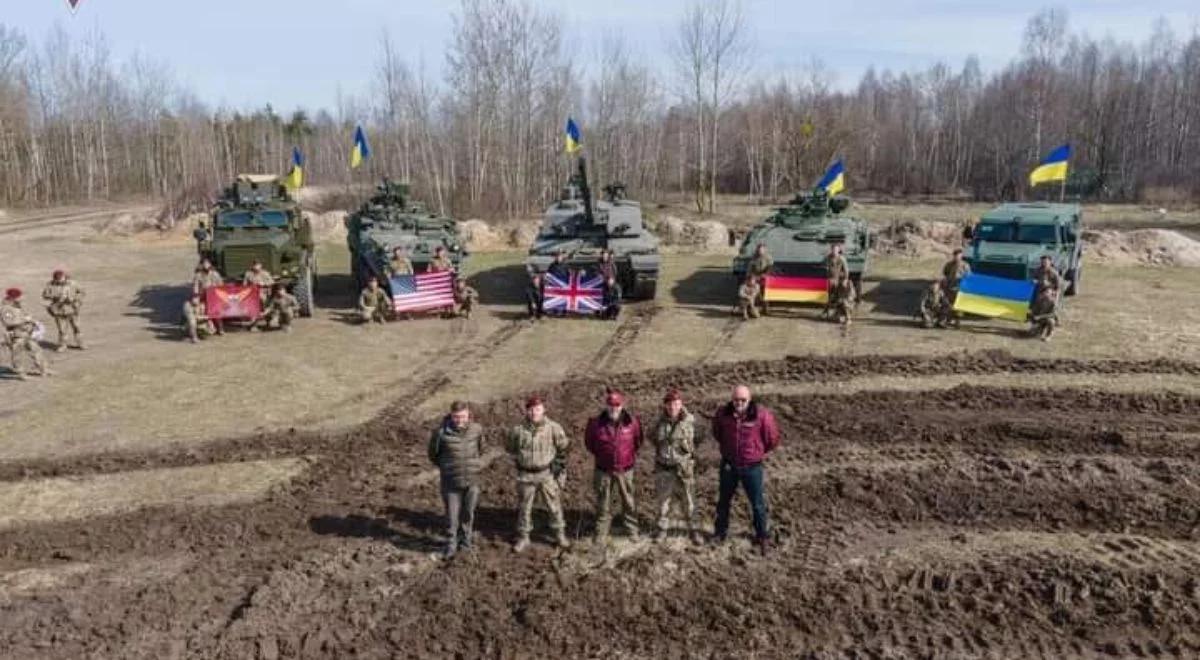 Na Ukrainę dotarły czołgi Challenger. "Rok temu nikt by nie pomyślał, że wsparcie może być tak mocne"