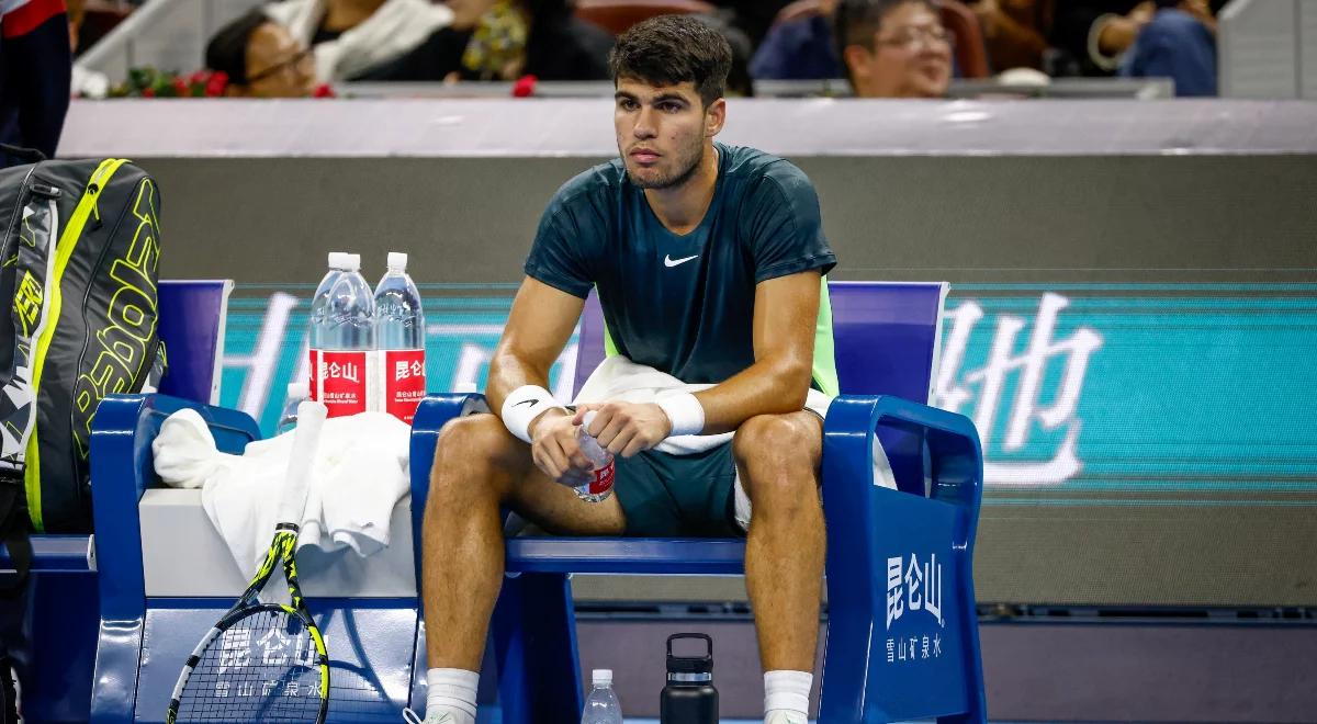 ATP Pekin: Carlos Alcaraz opadł w półfinale. Sinner i Miedwiediew zagrają o tytuł