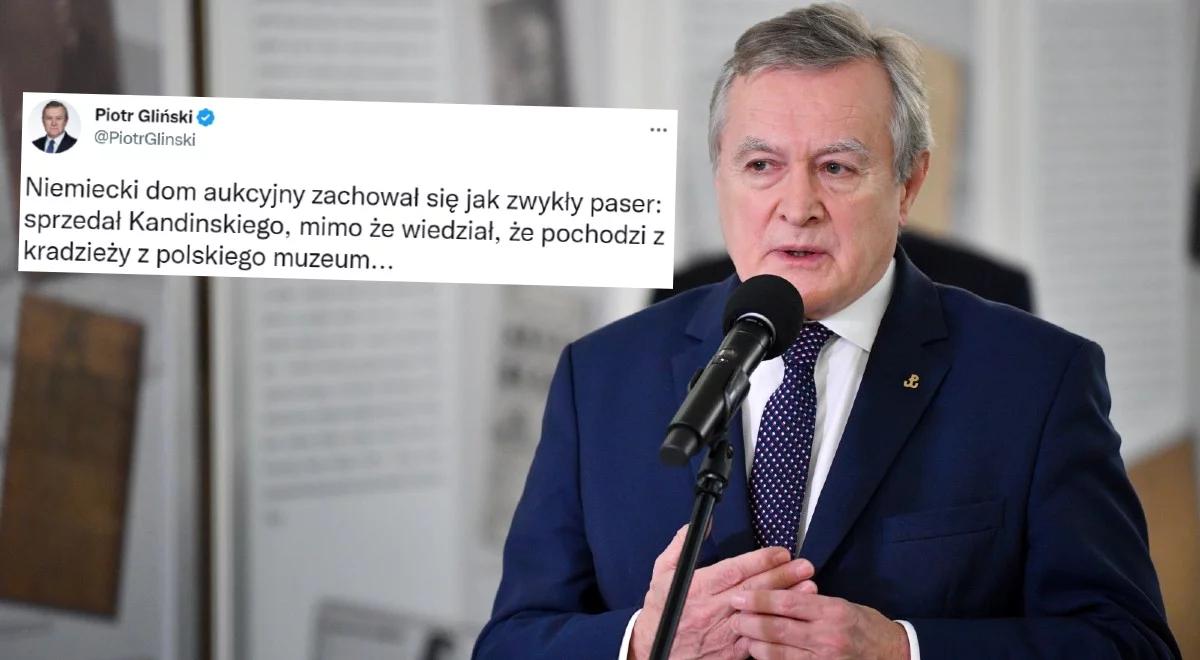 Niemcy sprzedali obraz skradziony w Polsce. Ostry komentarz Piotra Glińskiego: zachowali się jak zwykły paser