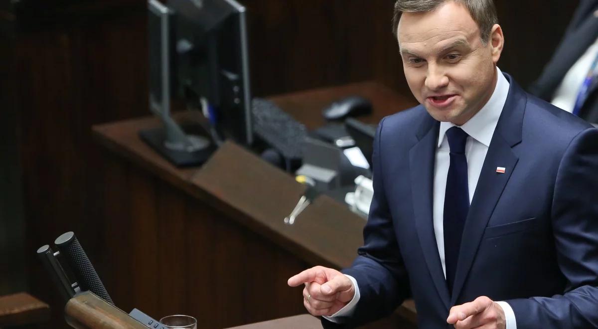 "Dotrzymam obietnic (...) Musimy zacząć naprawiać Rzeczpospolitą". Orędzie prezydenta Andrzeja Dudy