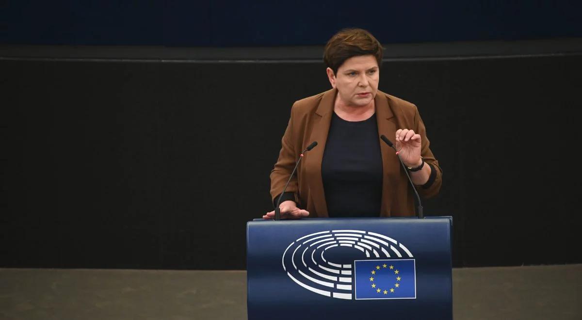 "Tego nie można przemilczeć". Beata Szydło o "kryzysie korupcyjnym w UE"