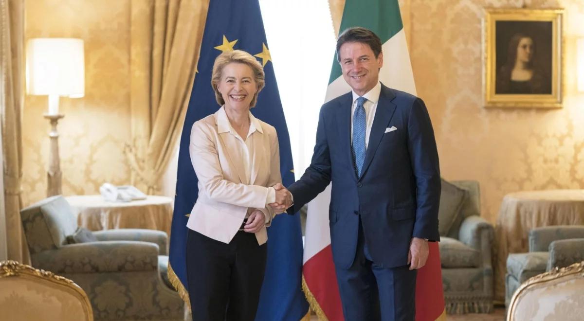 Ursula von der Leyen we Włoszech. Rozmowy o ochronie klimatu i migracji