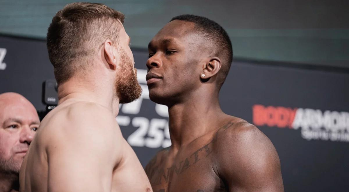 UFC 259: Błachowicz - Adesanya. Bohaterowie walki wieczoru w limicie wagowym. Rywal Polaka wszedł na wagę z...pizzą