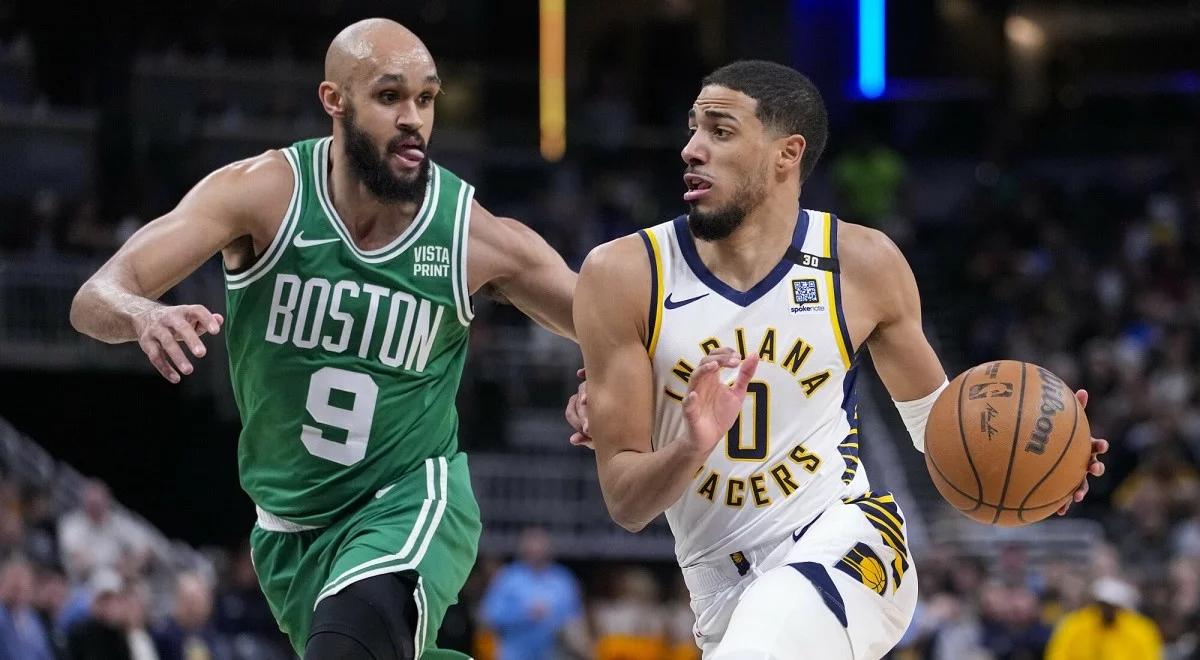 NBA: Pacers minimalnie lepsi od Celtics. Groźna kontuzja Haliburtona [WIDEO]