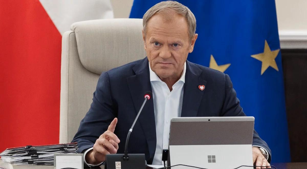 "Histeria przegranych". Tusk o politykach PiS