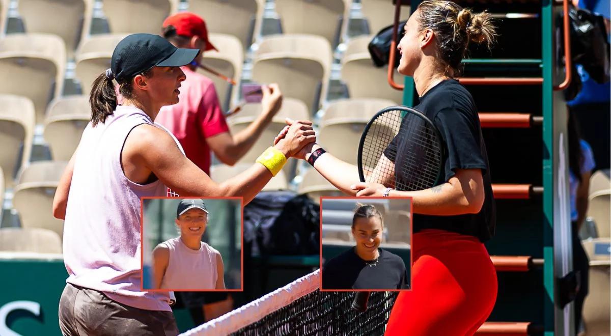 "Igaryna". Świątek i Sabalenka razem trenują przed Roland Garros