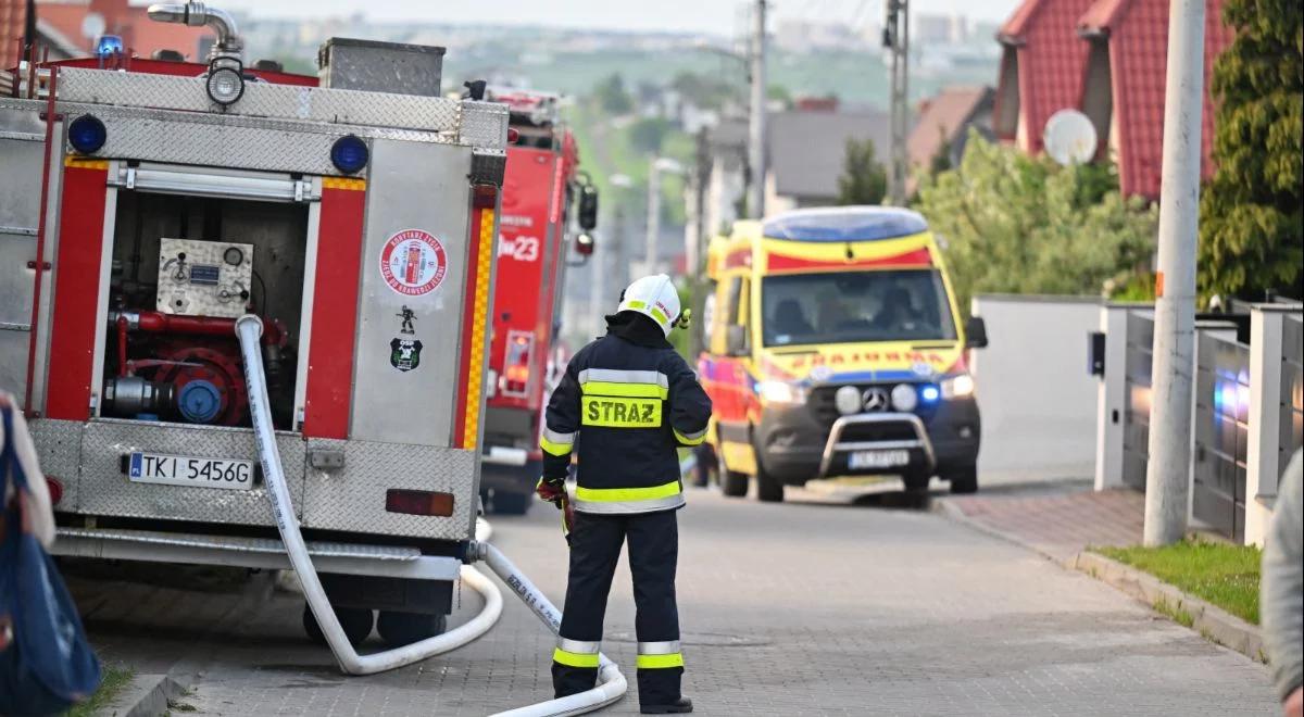 Pożar w kieleckim DPS. Poszkodowani wśród podopiecznych placówki