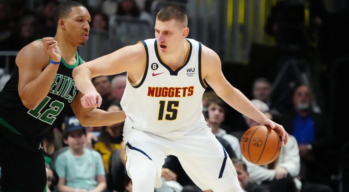 NBA: liderzy Zachodu lepsi od liderów Wschodu. Nuggets ograli Celtics 