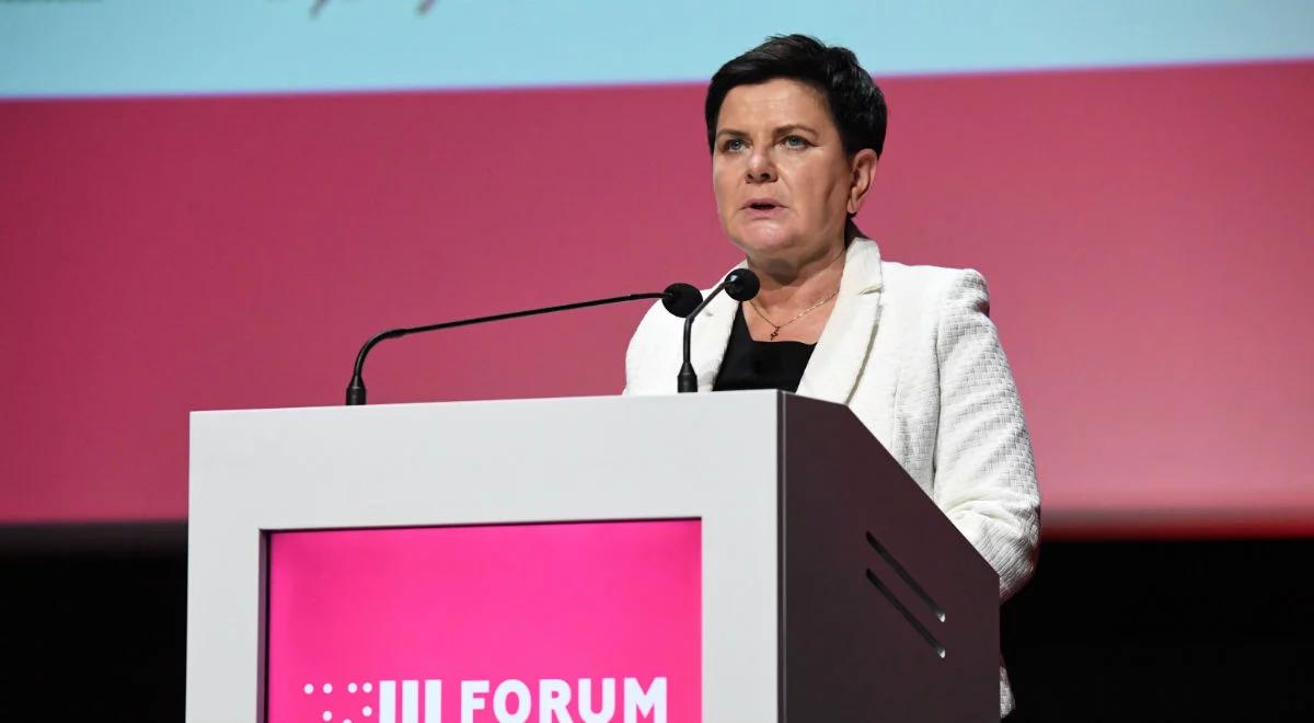 Beata Szydło: nasze postrzeganie Unii Europejskiej zaczyna w Europie dominować
