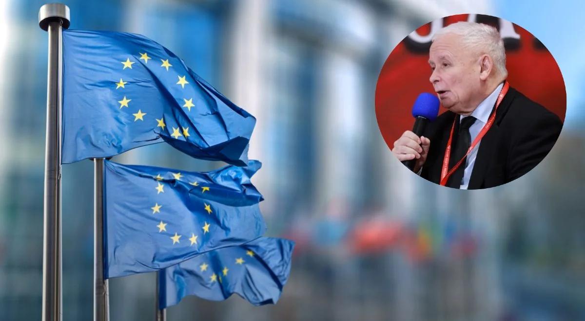 "Będziemy terenem zarządzanym z zewnątrz". Jarosław Kaczyński o projekcie nowego traktatu europejskiego