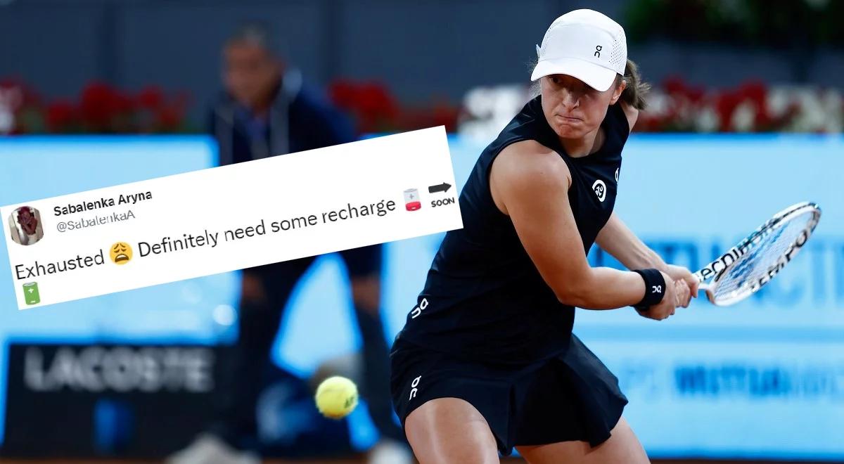 WTA Rzym: wycieńczona Sabalenka, Świątek bez presji? Polka główną faworytką