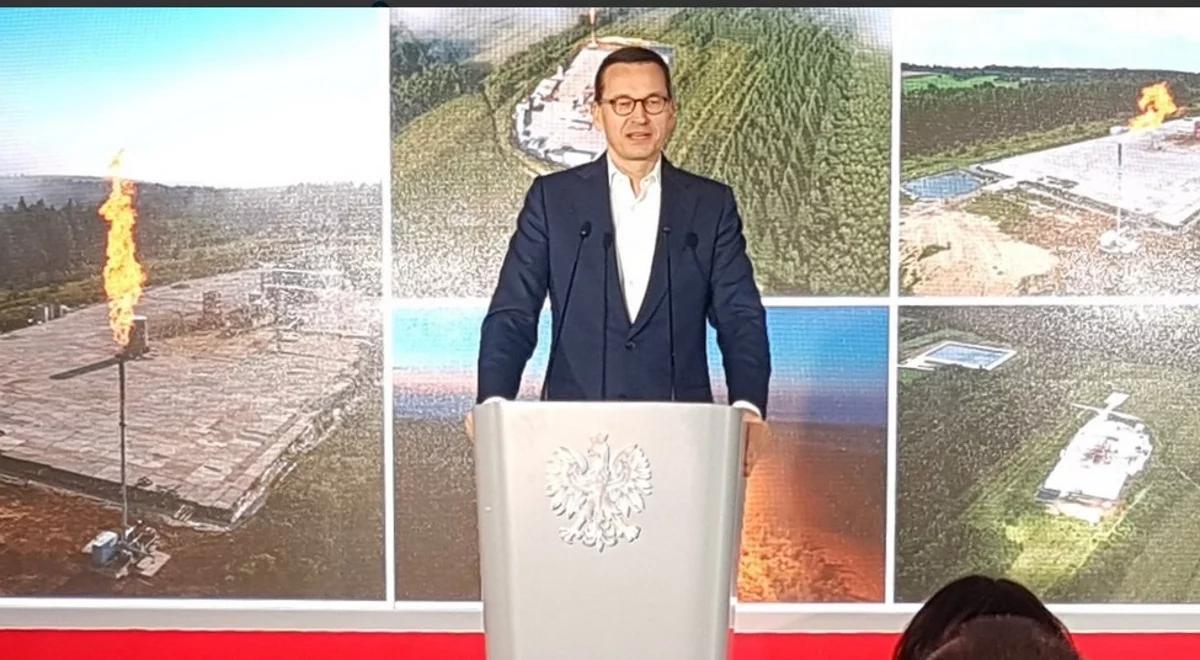 Morawiecki: chcemy zwiększać wydobycie surowców, w tym gazu, w Polsce