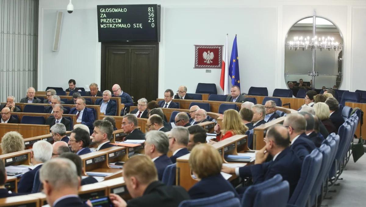 Status sędziów Trybunału Konstytucyjnego: Senat przyjął poprawki, ustawa wraca do Sejmu