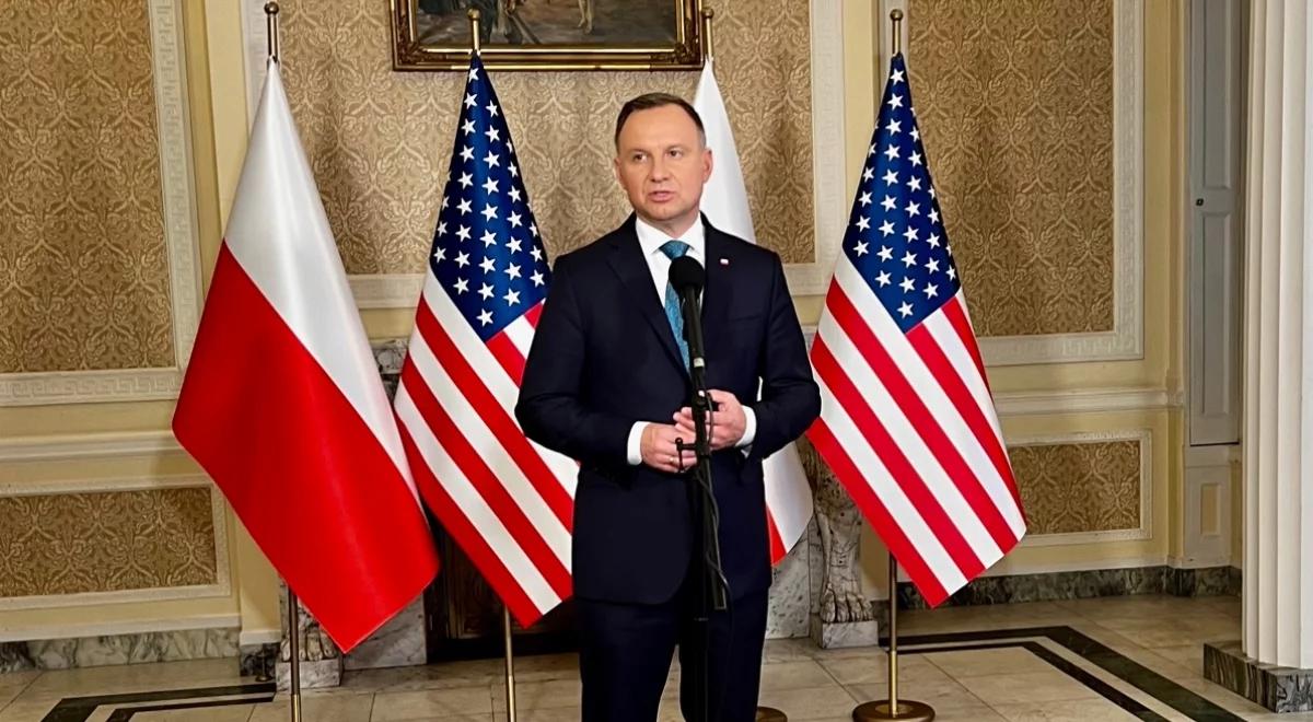 Prezydent Duda w USA: zatrzymanie tendencji imperialnej Rosji to fundament przyszłej architektury pokoju