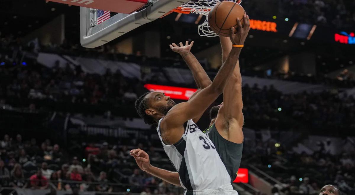 NBA: Spurs znowu lepsi od Timberwolves. Sochan zatrzymany przez chorobę 