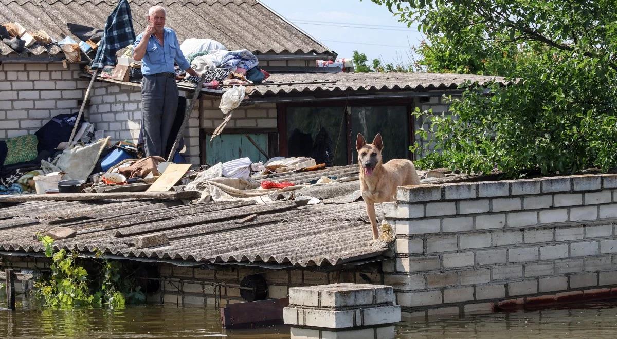 Trudna sytuacja humanitarna na południu Ukrainy. "Brakuje wody pitnej i jedzenia"