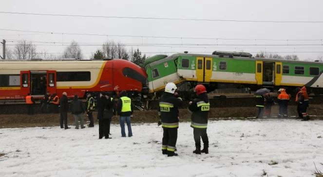 Wypadek pociągów w Warszawie. Jeden tor przejezdny