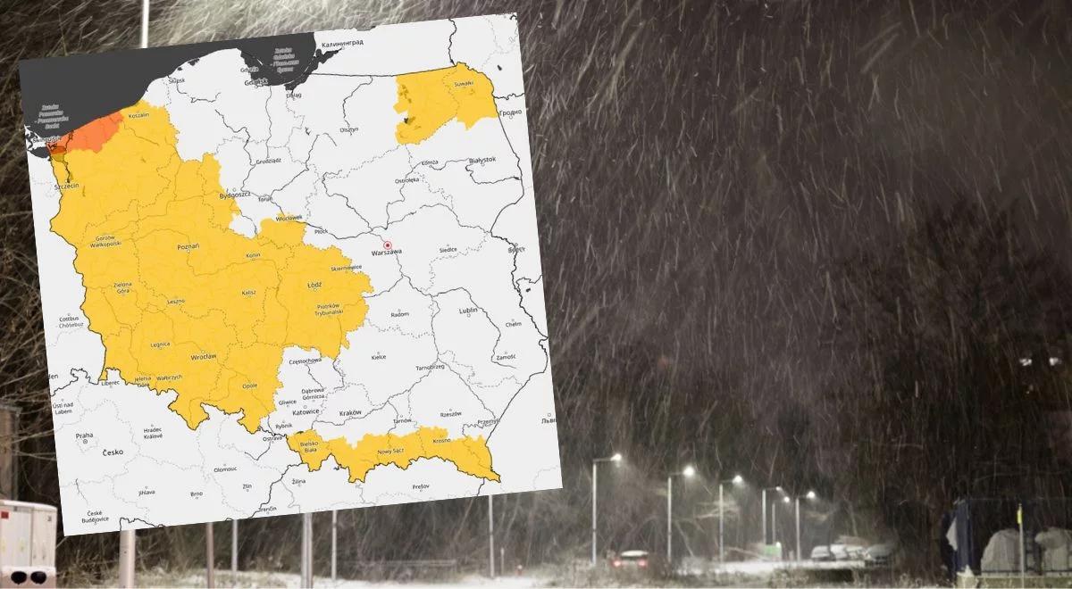 Pogoda: silny wiatr na zachodzie i w centrum kraju, w górach śnieg. IMGW wydał ostrzeżenia