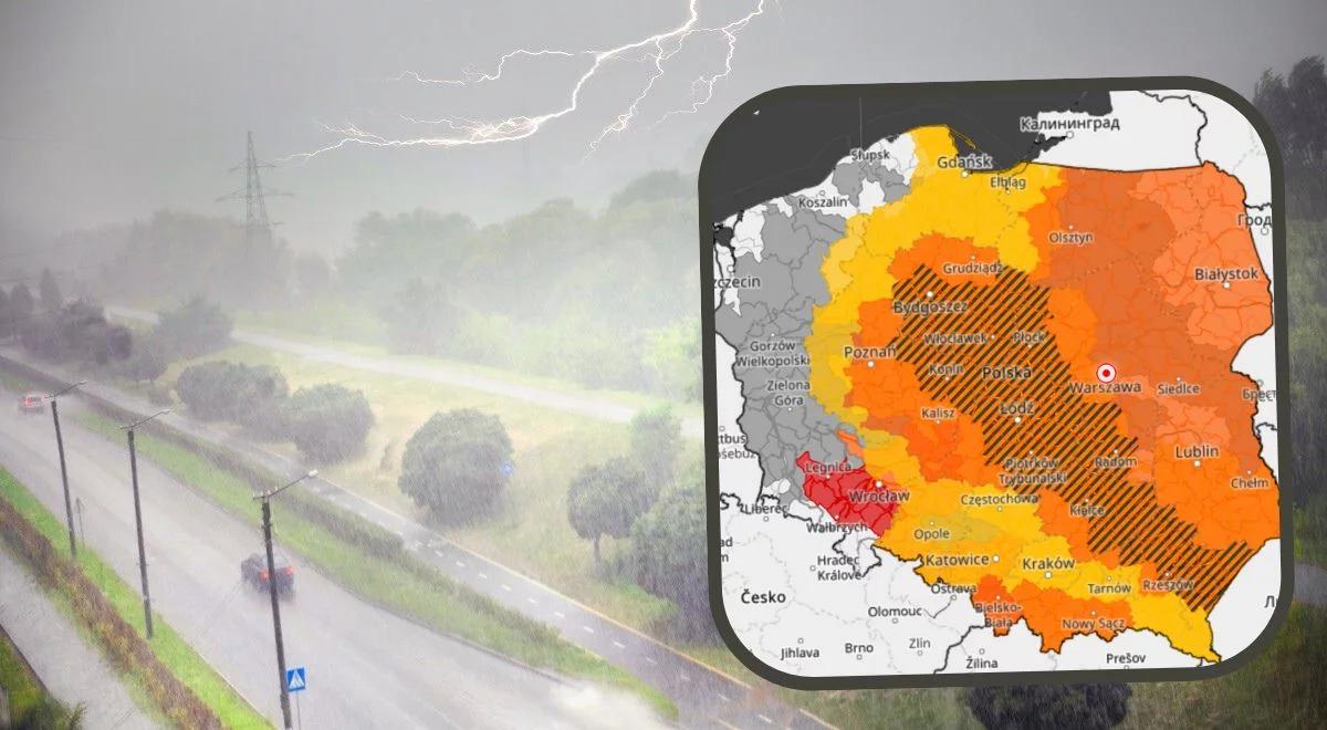 Ekstremalna Pogoda. Burze z gradem, upały i możliwe podtopienia. Najwyższe alerty IMGW