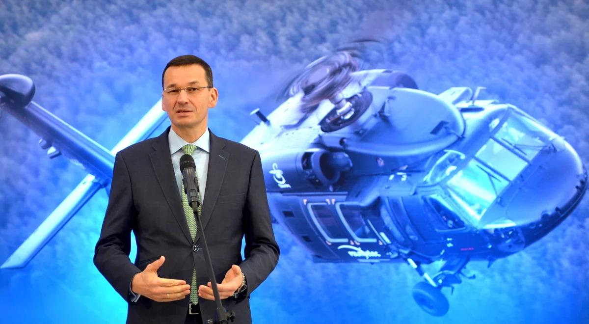 Morawiecki o amerykańskich inwestycjach w Polsce. W tym o śmigłowcach dla wojska Black Hawk