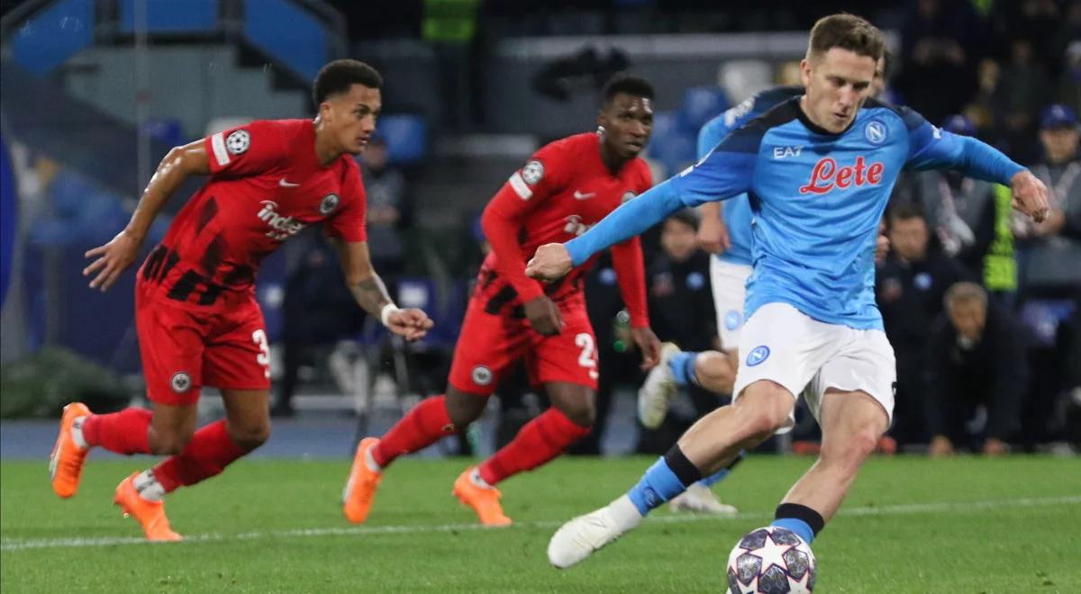 Liga Mistrzów: Napoli - Eintracht. Drużyna Zielińskiego w ćwierćfinale, Polak trafił do siatki! 