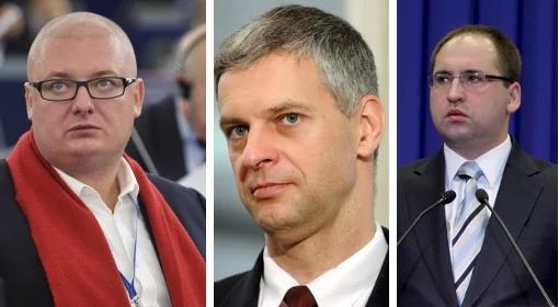 Bielan, Kamiński i Poncyliusz poza PiS