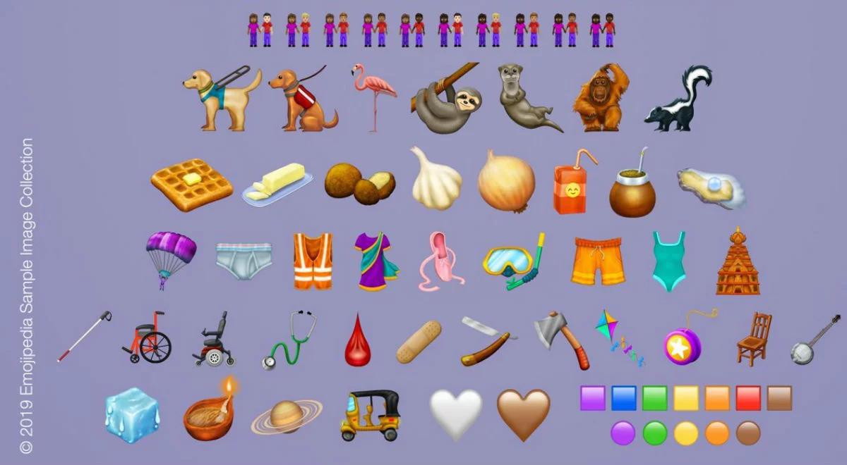 Nowy rok, nowe emoji. Zobacz jakie piktogramy pojawią się w 2019 roku