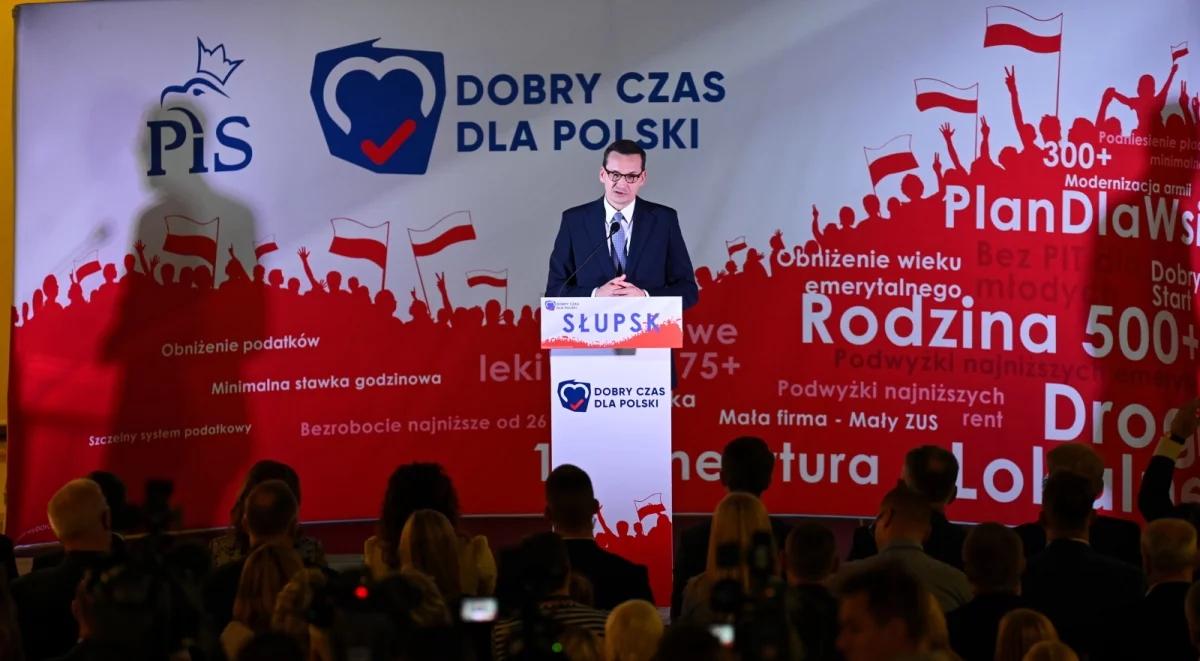 Premier: Prawo i Sprawiedliwość działa dla dobra zwykłych Polaków