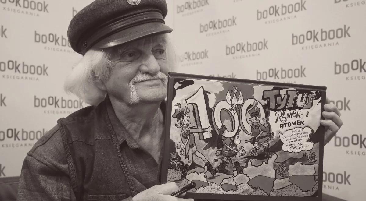 Nie żyje "Papcio Chmiel". Autor "Tytusa, Romka i A'Tomka" zmarł w wieku 97 lat