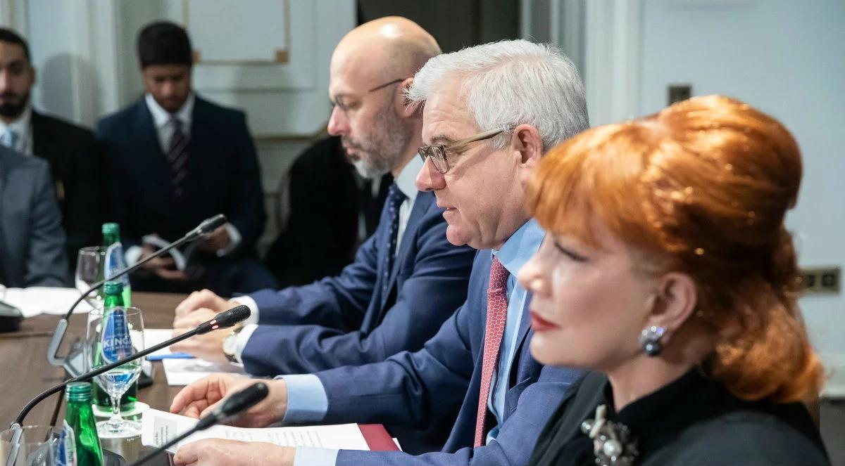 Minister J. Czaputowicz: Polska silnie odczuwa skutki geopolityki energetycznej