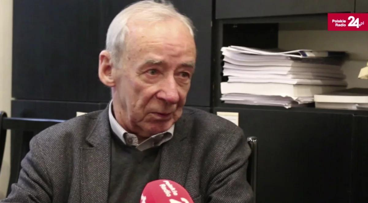 Prof. Andrzej Paczkowski: "Kiszczak przypominał Wałęsie o swojej polisie"