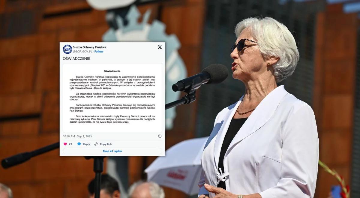 Zdjęcie wywołało burzę. SOP przeprasza Wałęsę