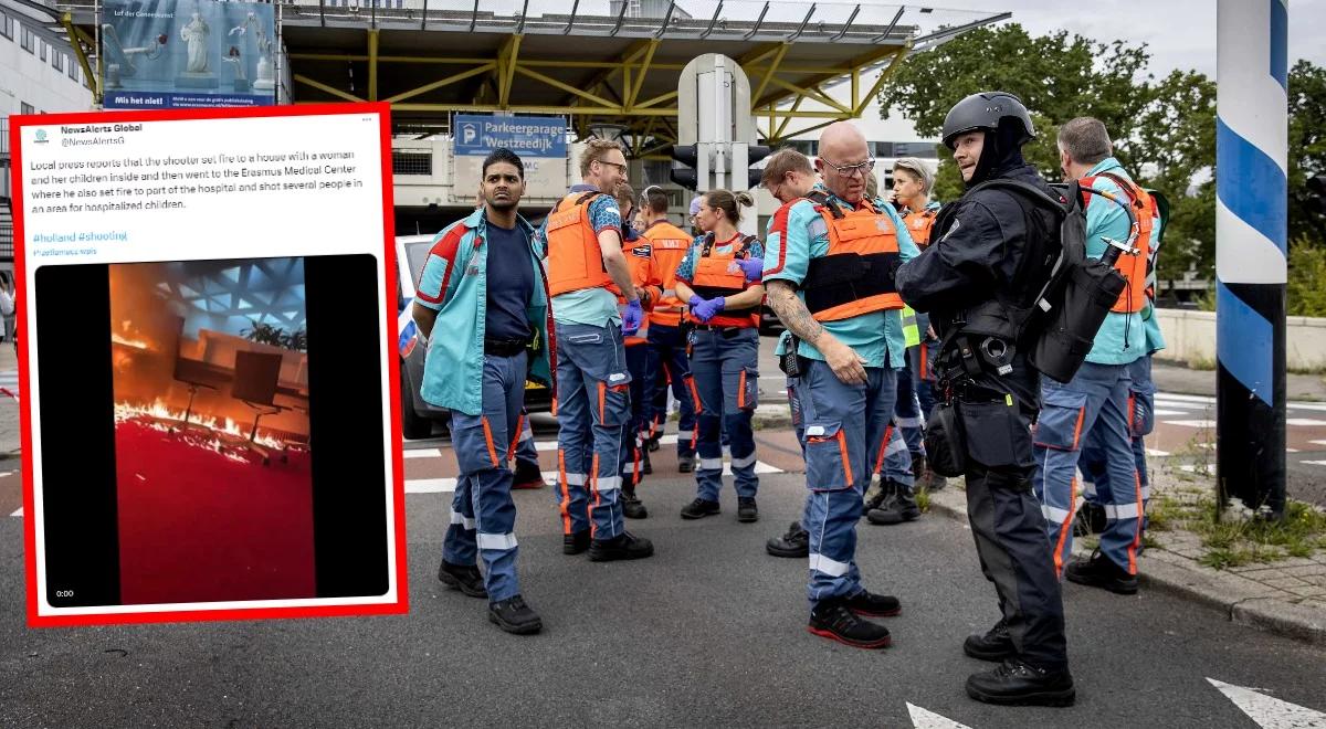 Holandia: dwie strzelaniny w Rotterdamie. Wybuchł pożar, są ofiary śmiertelne