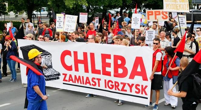 Demonstracja w Poznaniu. "Chleba zamiast igrzysk"