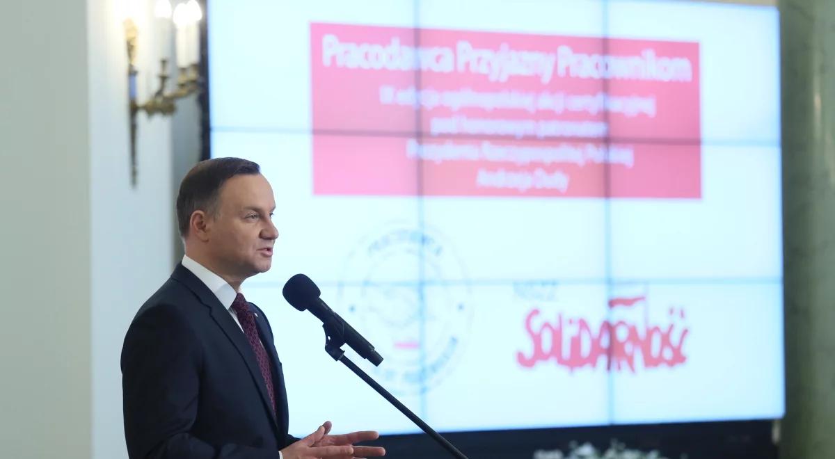 Prezydent wręczył nagrody pracodawcom przyjaznym pracownikom