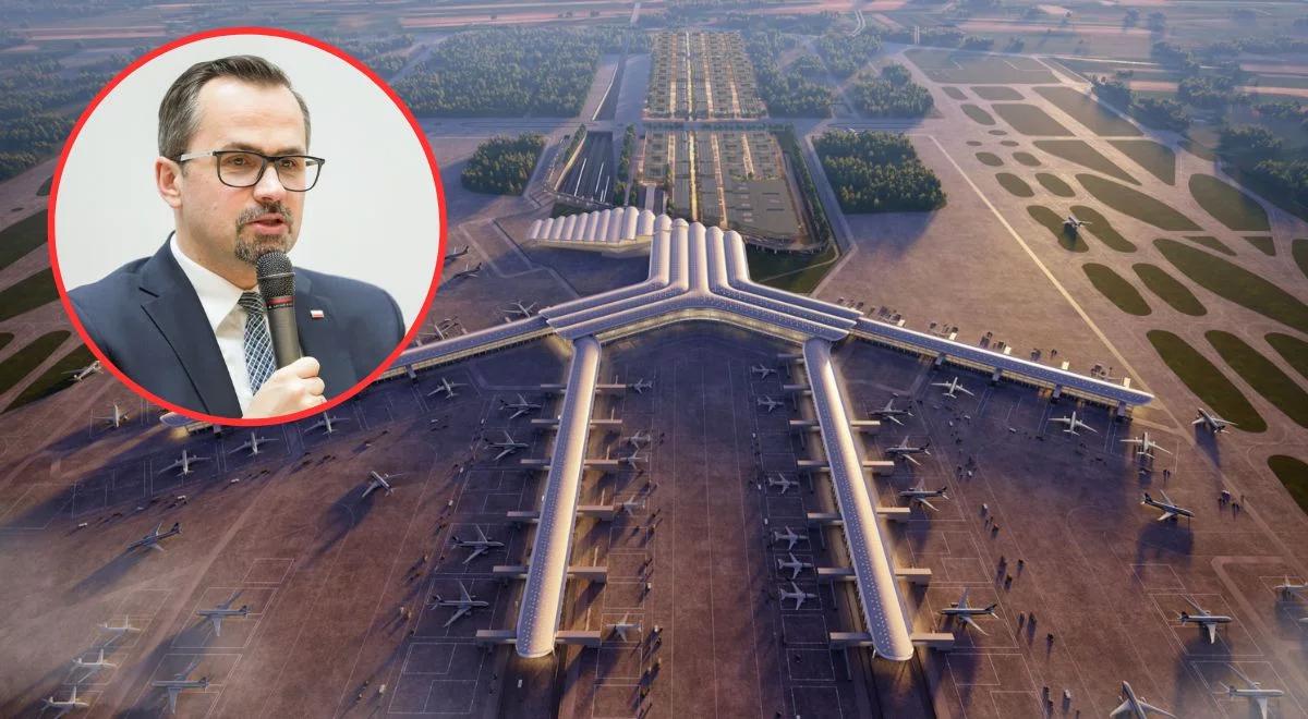 Horała: mamy do czynienia z ogromnym wzrostem społecznego poparcia dla CPK
