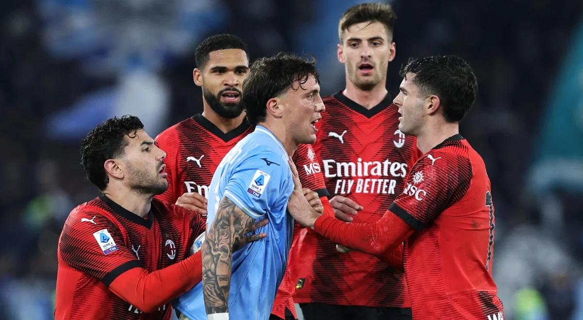 Serie A. Więcej czerwonych kartek niż goli. Piłkarzy poniosło w hicie Lazio - Milan