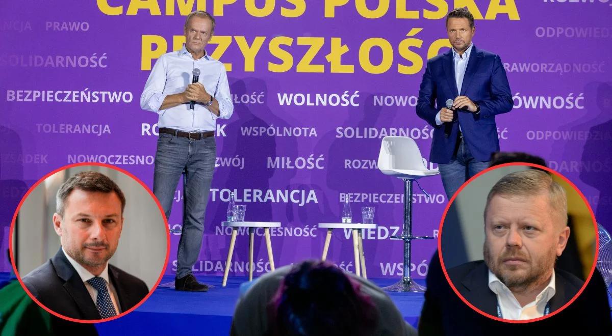 Biznesmeni z poważnymi zarzutami. Kontrowersyjni goście na Campus Polska Przyszłości Trzaskowskiego