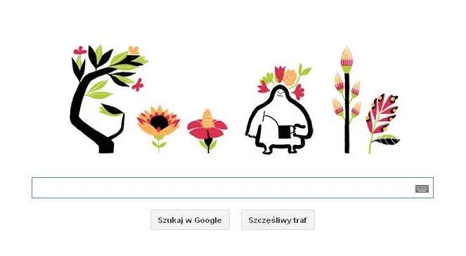 Google Doodle na powitanie wiosny. Dziś równonoc wiosenna