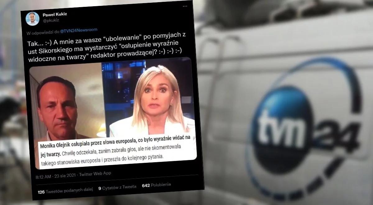 Paweł Kukiz stanowczo o oświadczeniu TVN24. Przypomniał chamski komentarz Sikorskiego