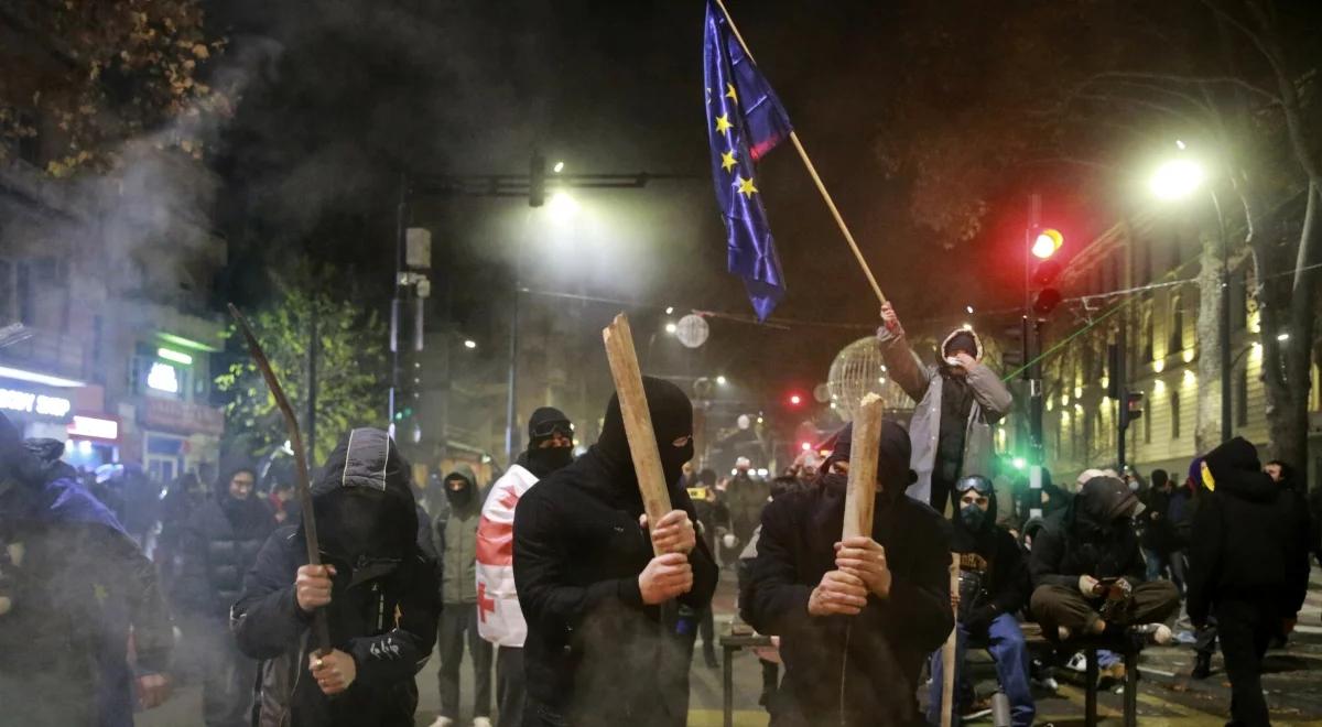 Już niemal tydzień protestów. Gruzini nie odpuszczają