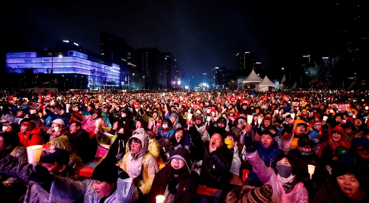 Korea Południowa: ponad milion protestujących na ulicach Seulu