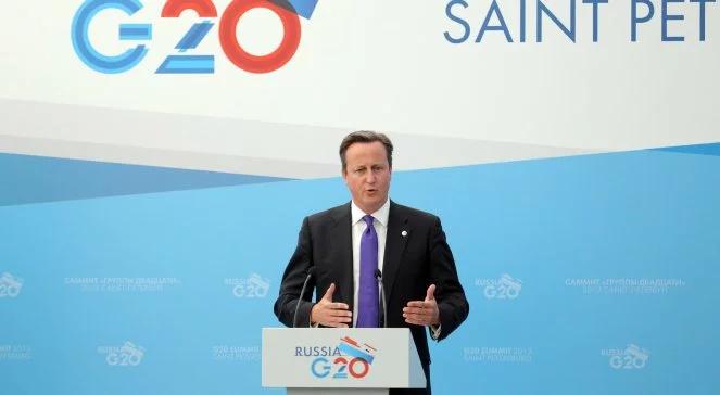 Cameron z pasją bronił "małej wyspy". Tak nazwał jego kraj rzecznik Putina