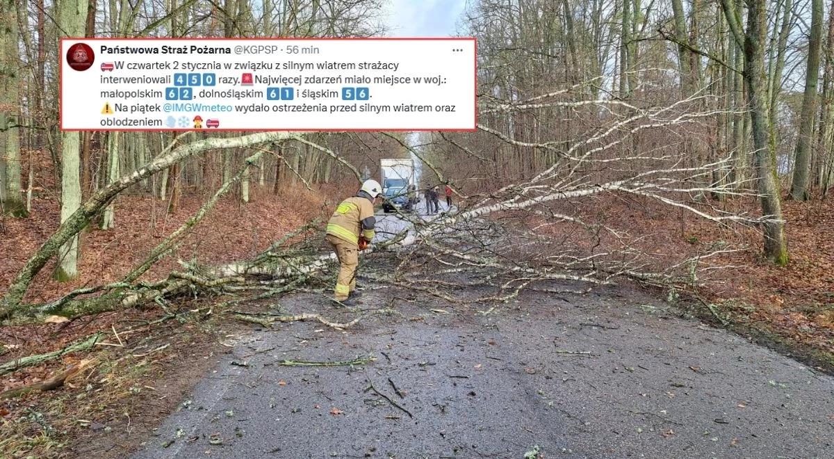 Wichury przechodzą przez Polskę. Setki interwencji strażaków