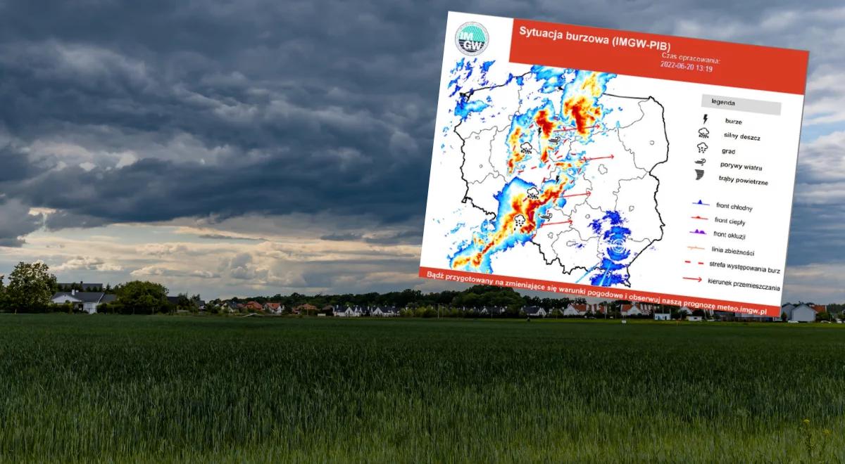 Groźne burze i deszcz z gradem. Sprawdź najnowszą prognozę pogody