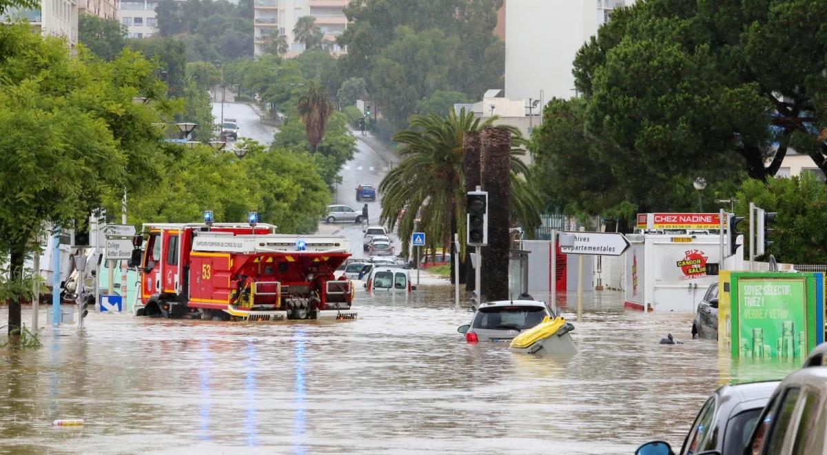 Gwałtowna powódź na Korsyce. Paraliż Ajaccio i duże straty