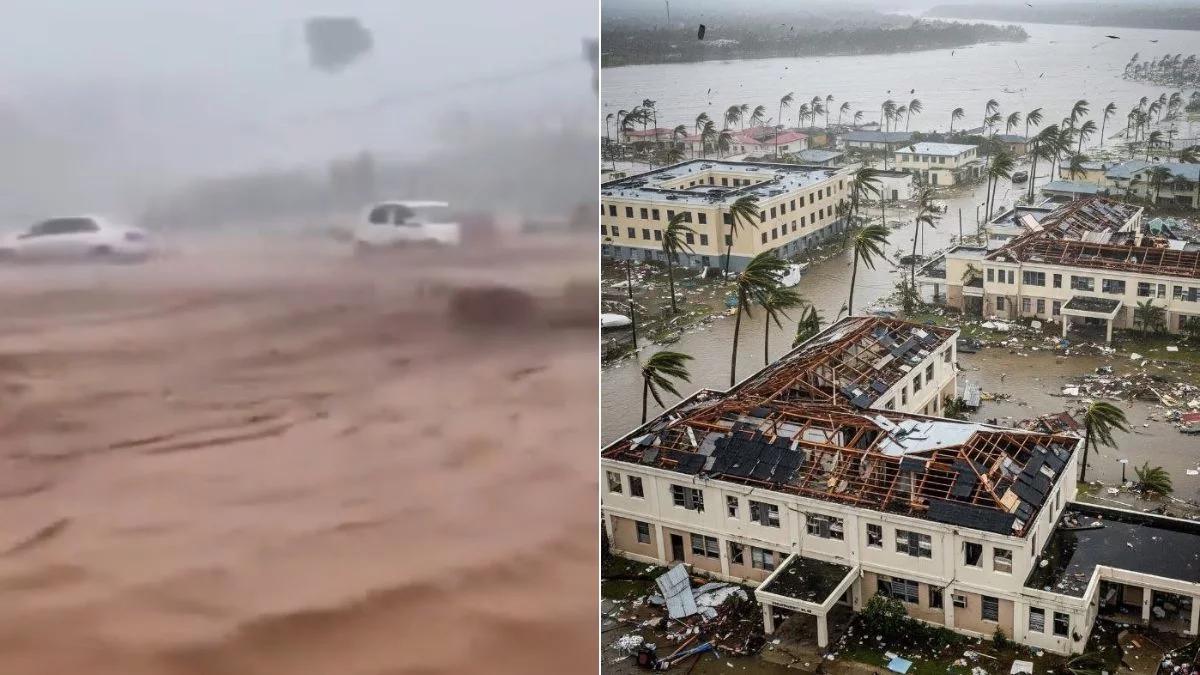 Melissa. Ogromna skala zniszczeń na Jamajce. Nagrania pokazują siłę żywiołu [WIDEO]