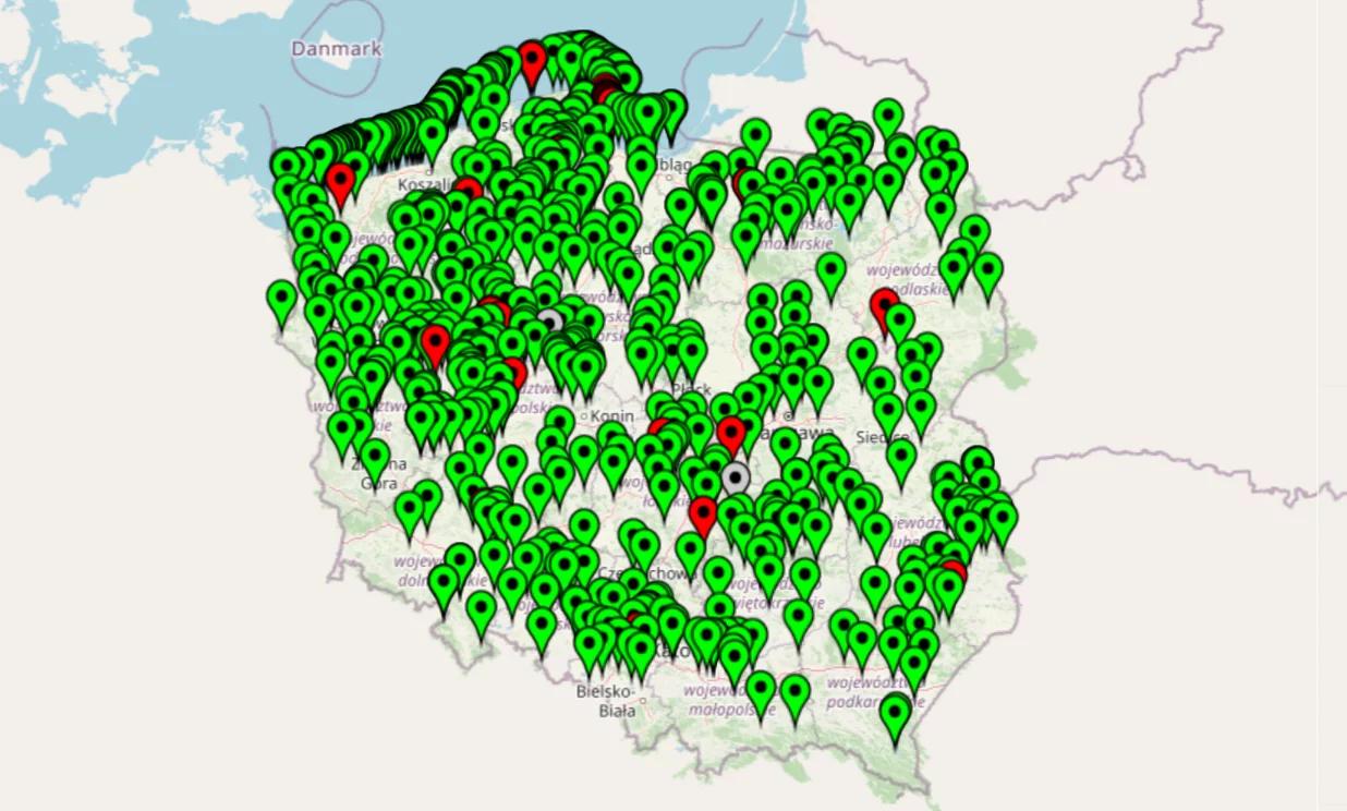 Gdzie są sinice? Sprawdź mapę, zanim pojedziesz nad Bałtyk