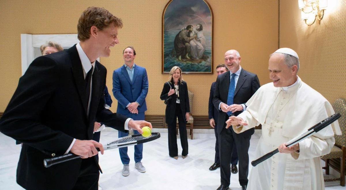 Jannik Sinner u Leona XIV. Rozbrajające pytanie do papieża